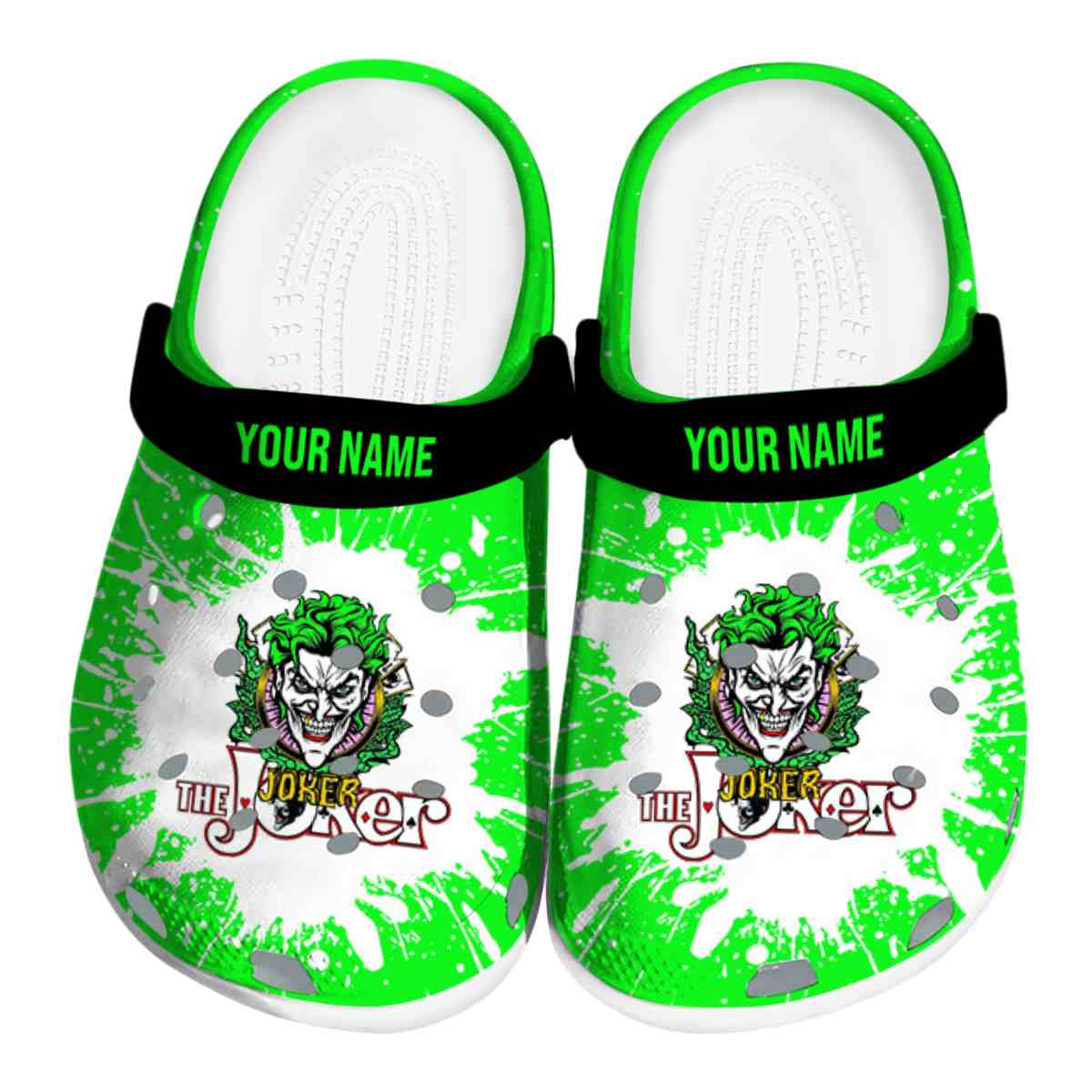 Joker Movie Crocs Crocband Clogs Shoes Comfortable For Men Women and Kids