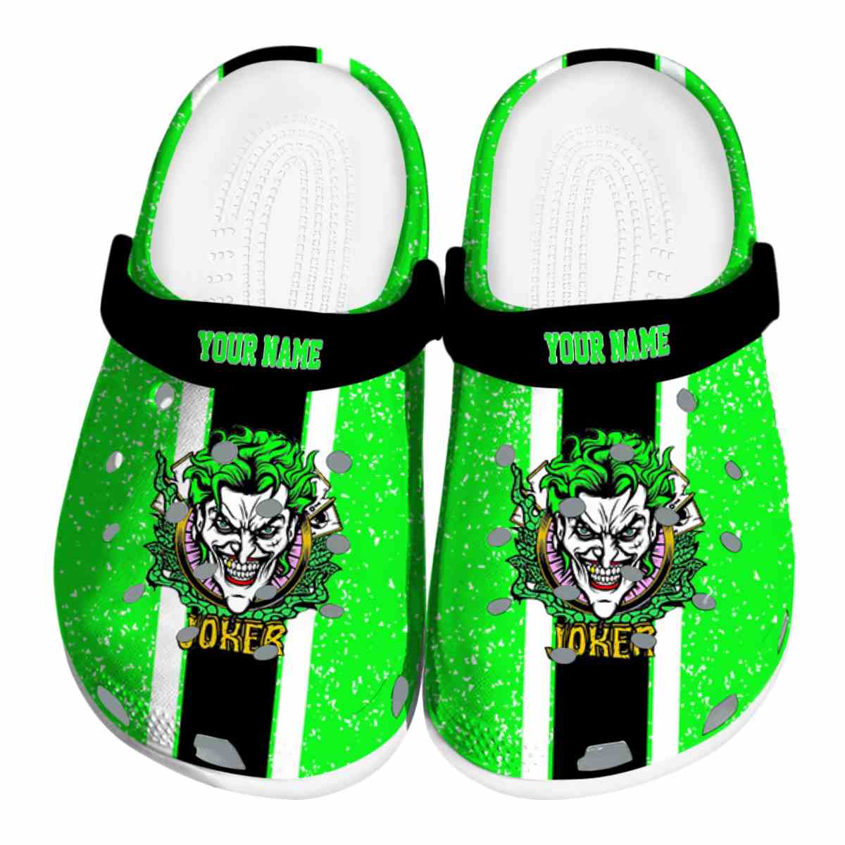 Joker Movie Crocs Crocband Clogs Shoes Comfortable For Men Women and Kids