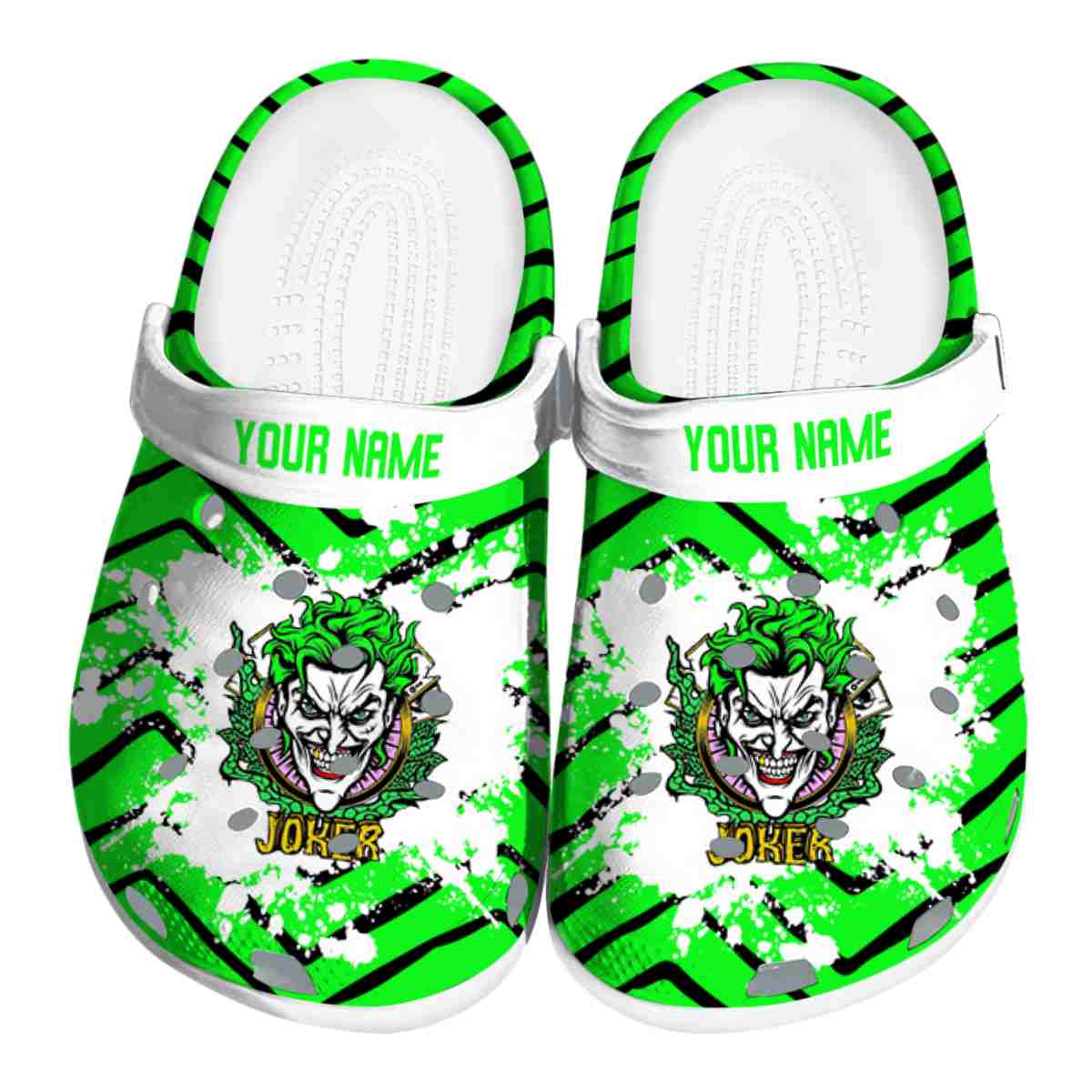 Joker Movie Crocs Crocband Clogs Shoes Comfortable For Men Women and Kids