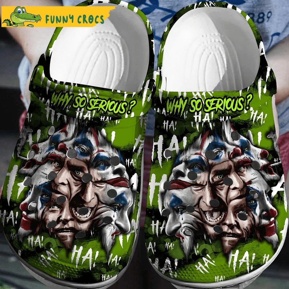 Joker Movie Crocs Crocband Clogs Shoes Comfortable For Men Women and Kids