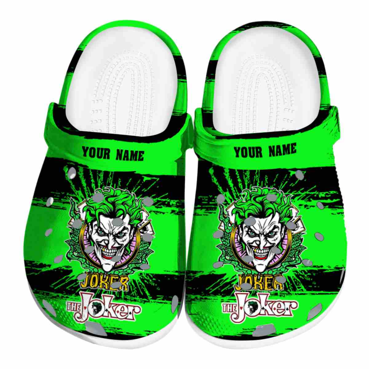 Joker Movie Crocs Crocband Clogs Shoes Comfortable For Men Women and Kids