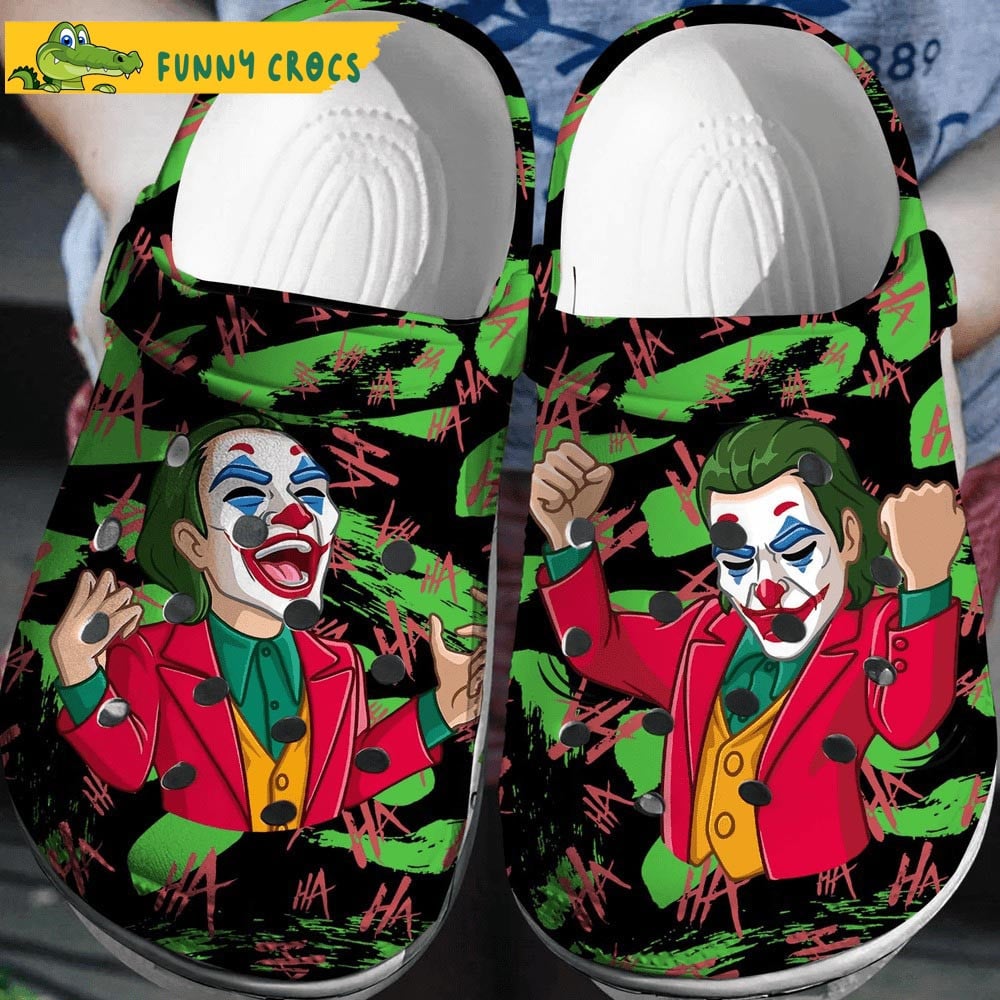 Joker Movie Crocs Crocband Clogs Shoes Comfortable For Men Women and Kids