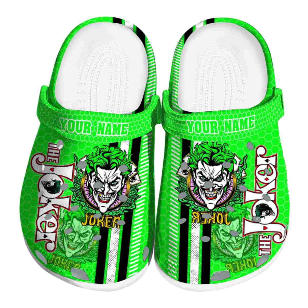 Joker Movie Crocs Crocband Clogs Shoes Comfortable For Men Women and Kids