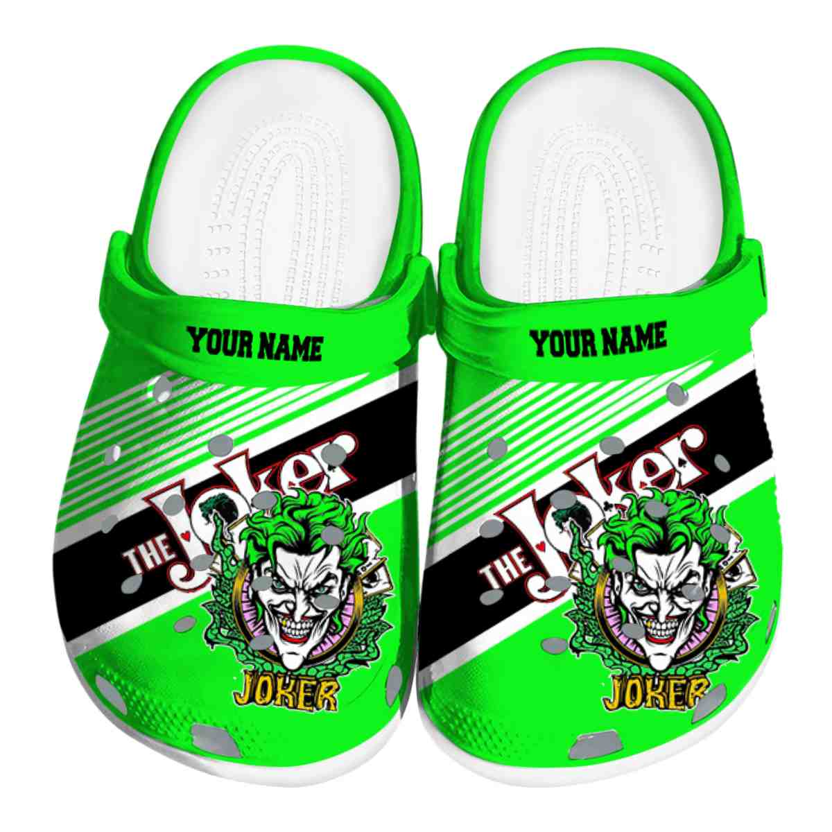 Joker Movie Crocs Crocband Clogs Shoes Comfortable For Men Women and Kids