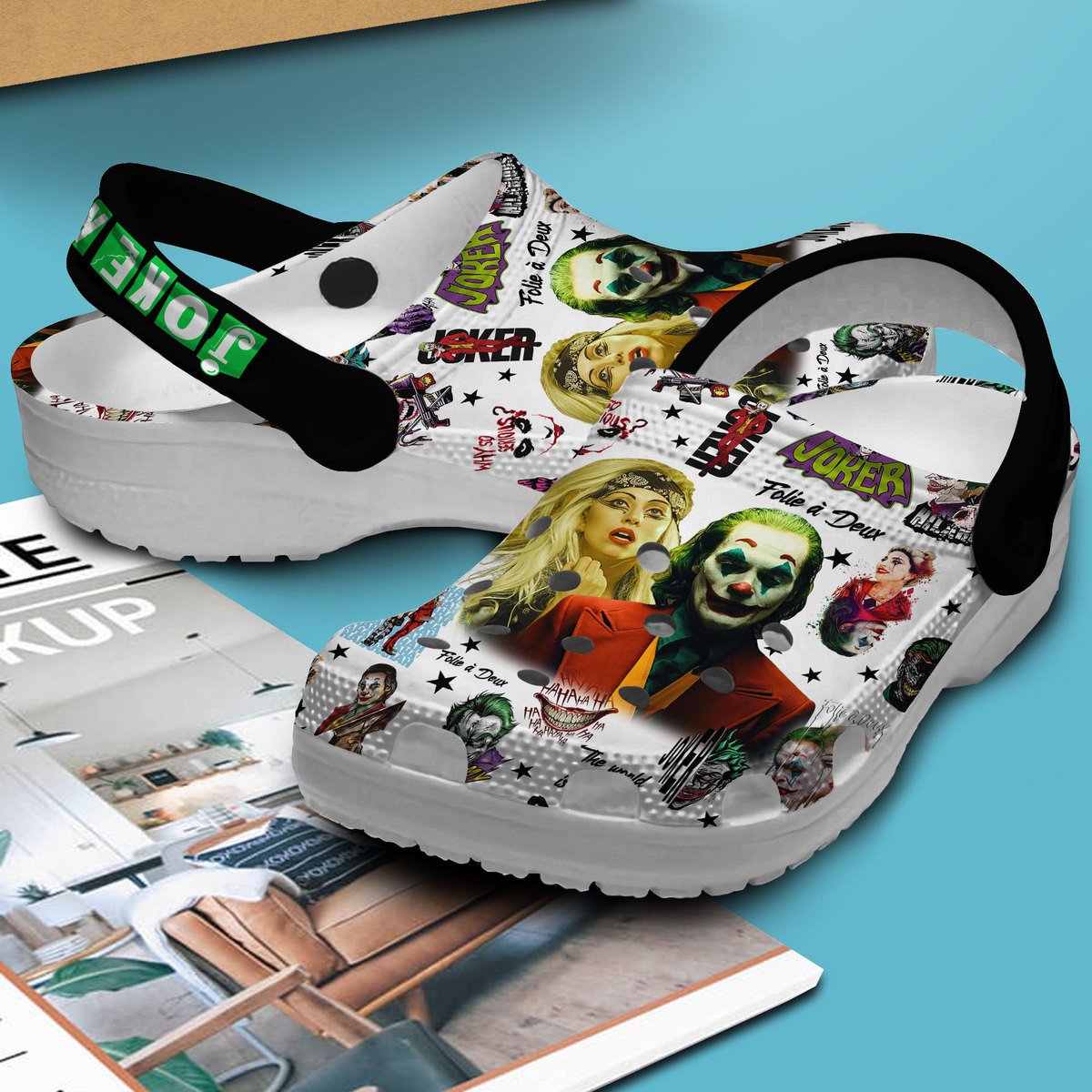 Joker Movie Crocs Crocband Clogs Shoes Comfortable For Men Women and Kids - Image 2