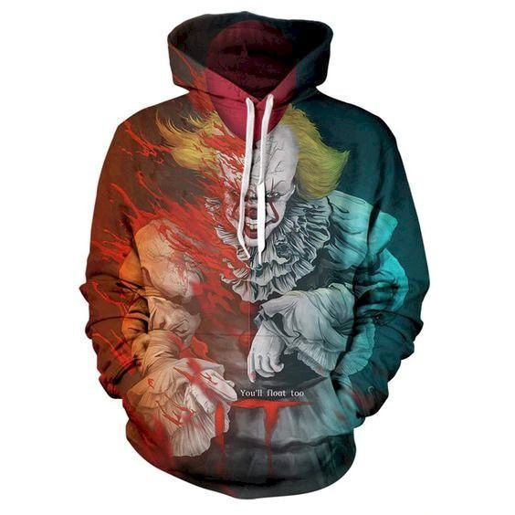 Joker Secret Eyes Unisex 3D All Over Print Hoodie, Zip Hoodie
