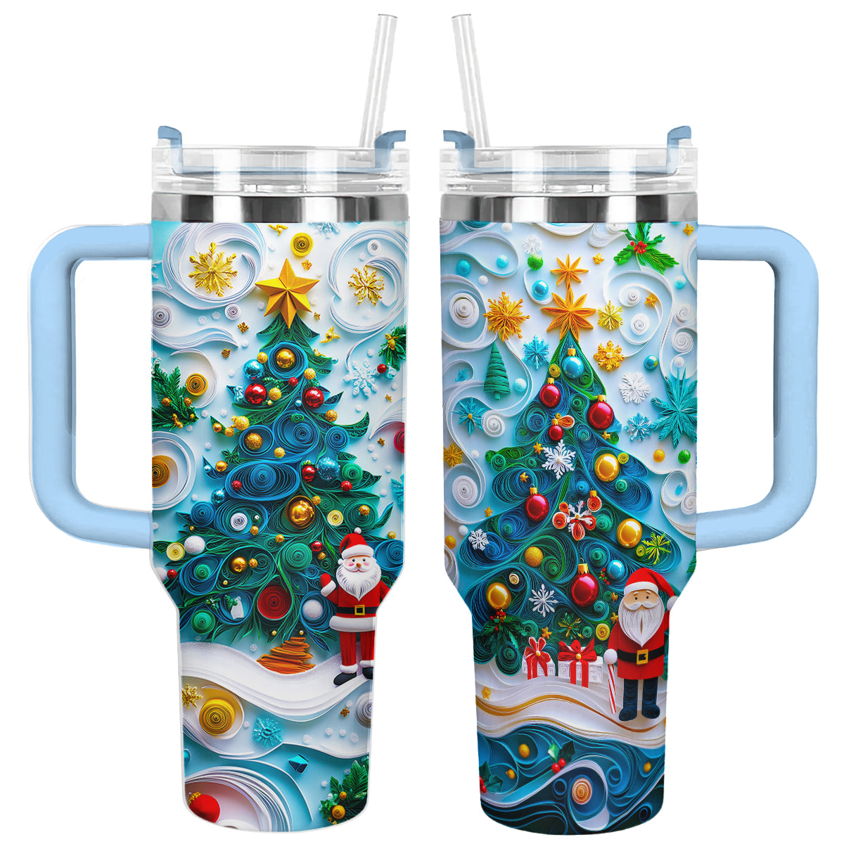 Jolly Tree Cheer Christmas Custom Stanley Cup 40 oz 30 oz Tumbler With HandleTVC2301501
