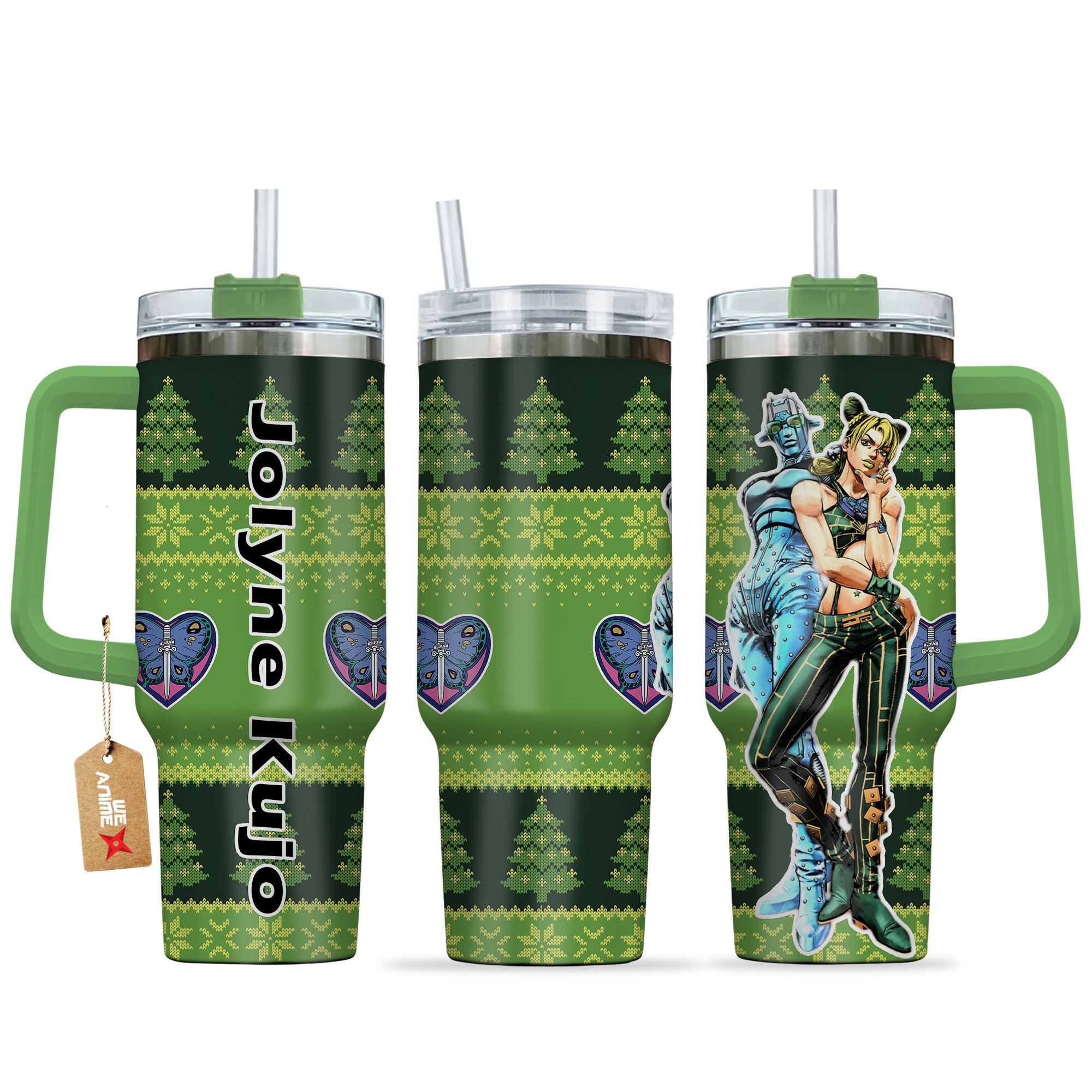 Jolyne Kujo JoJoâ€™s Bizarre Anime Custom Stanley Cup 40 oz 30 oz Tumbler With HandleTVC2301165