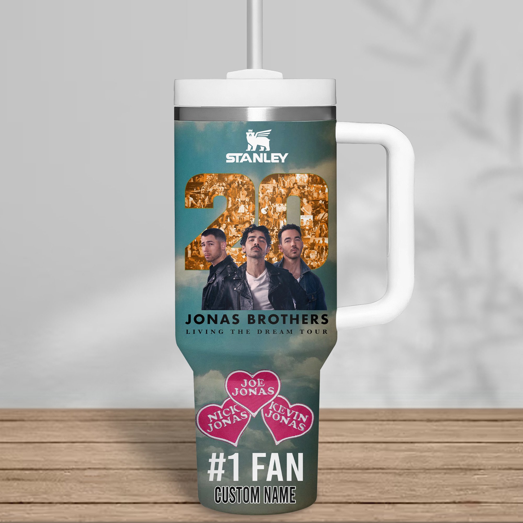 Jonas Brothers Music Custom Stanley Cup 40 oz 30 oz Tumbler With HandleTVC2301280 - Image 3