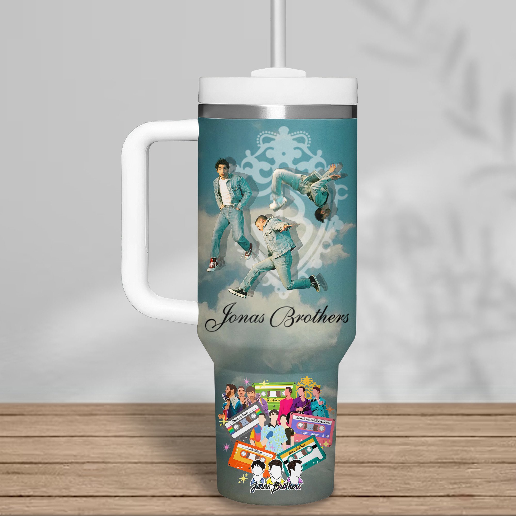 Jonas Brothers Music Custom Stanley Cup 40 oz 30 oz Tumbler With HandleTVC2301280 - Image 4