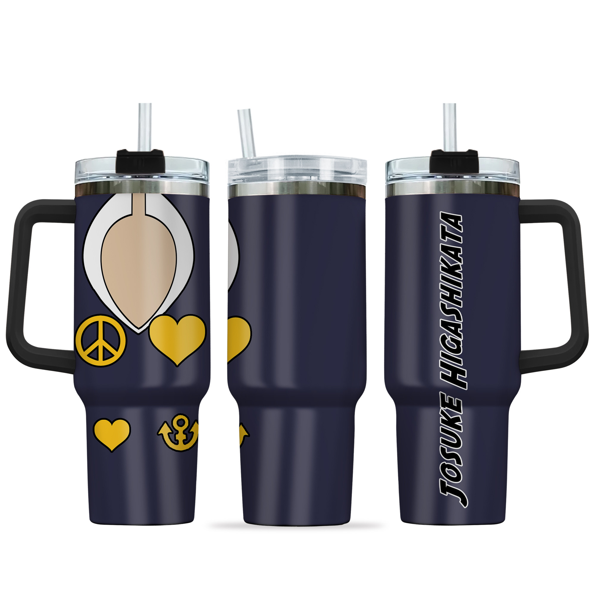 Josuke Higashikata JoJo’s Bizarre Anime Custom Stanley Cup 40 oz 30 oz Tumbler With HandleTVC2301139