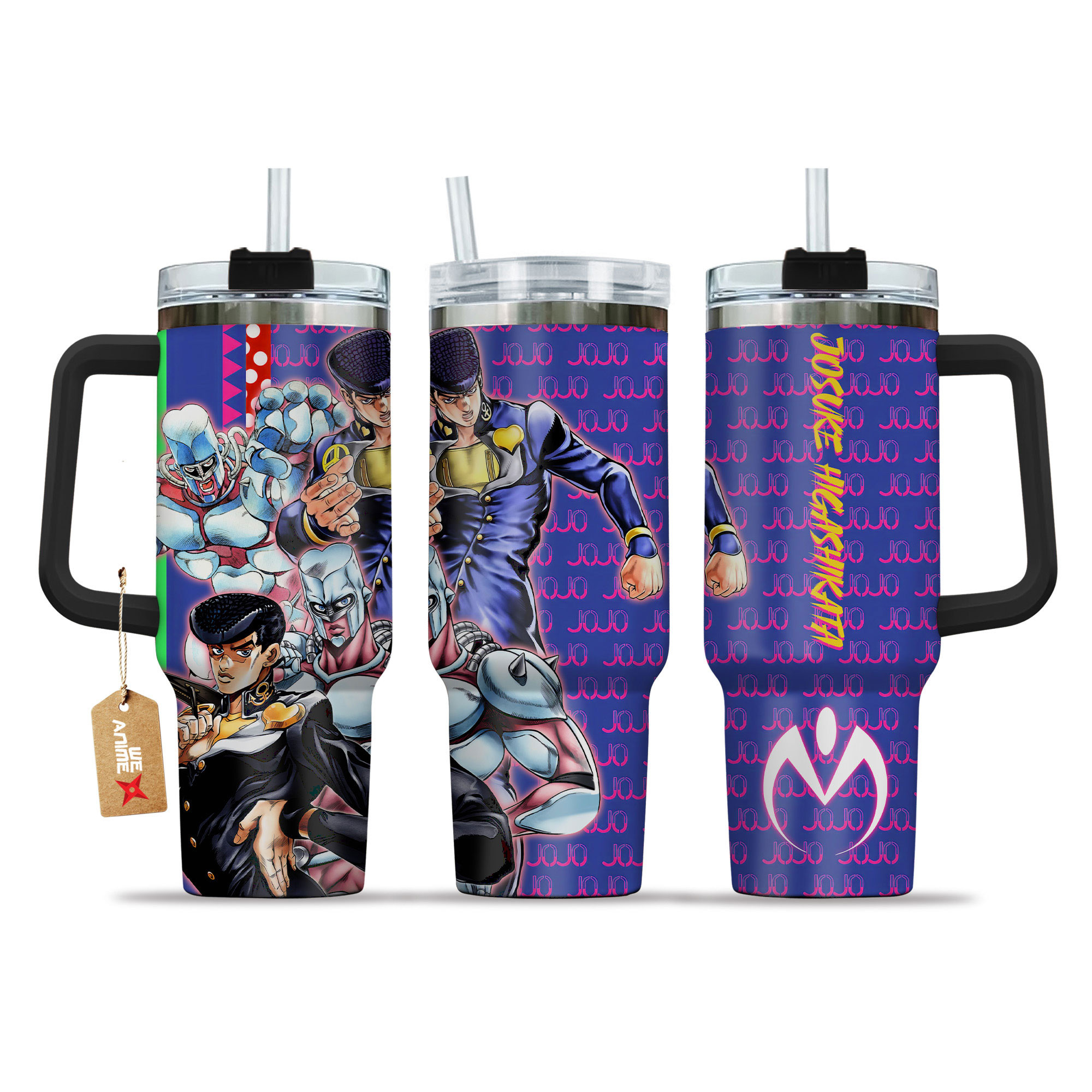 Josuke Higashikata JoJo’s Bizarre Anime Custom Stanley Cup 40 oz 30 oz Tumbler With HandleTVC2301148
