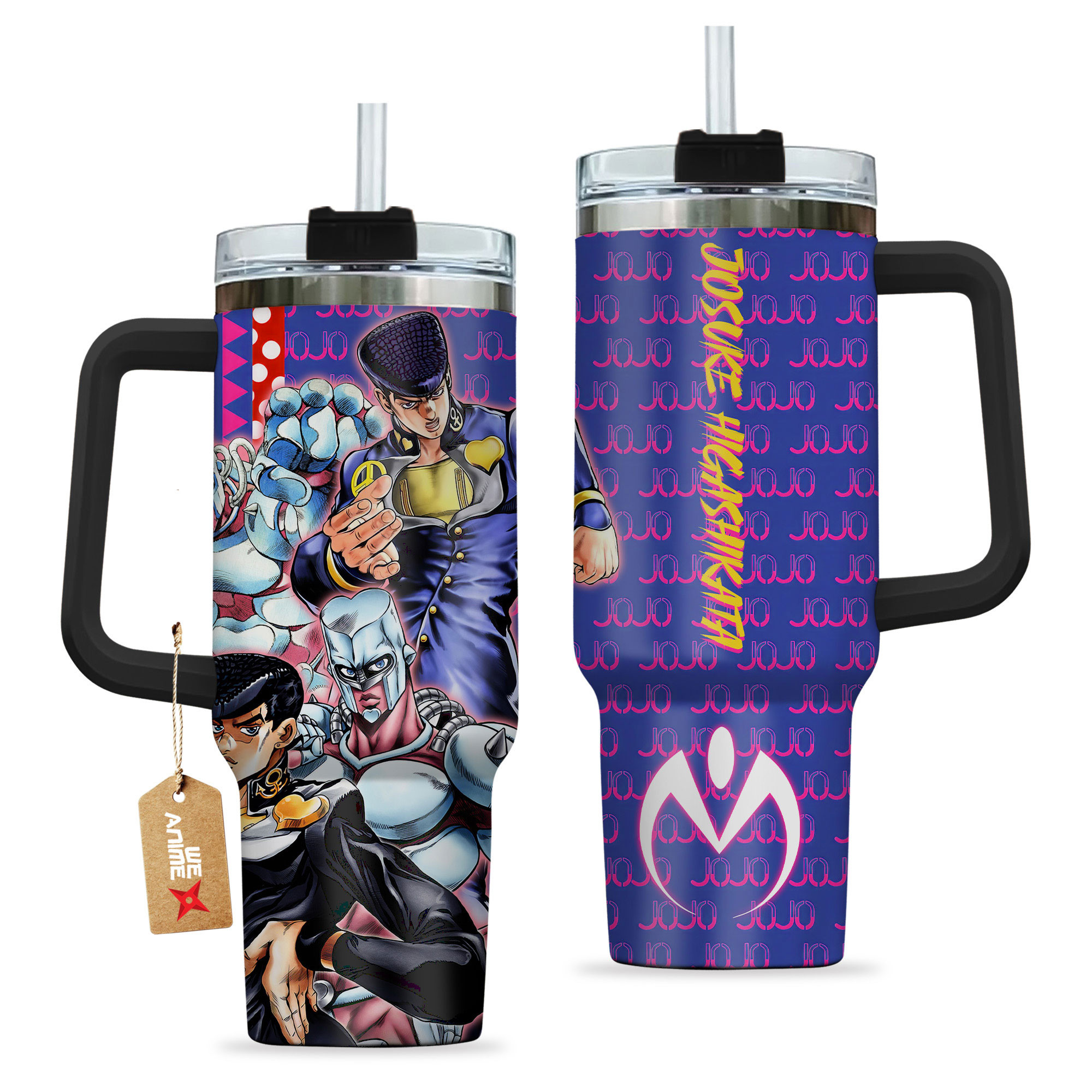 Josuke Higashikata JoJo’s Bizarre Anime Custom Stanley Cup 40 oz 30 oz Tumbler With HandleTVC2301148 - Image 2