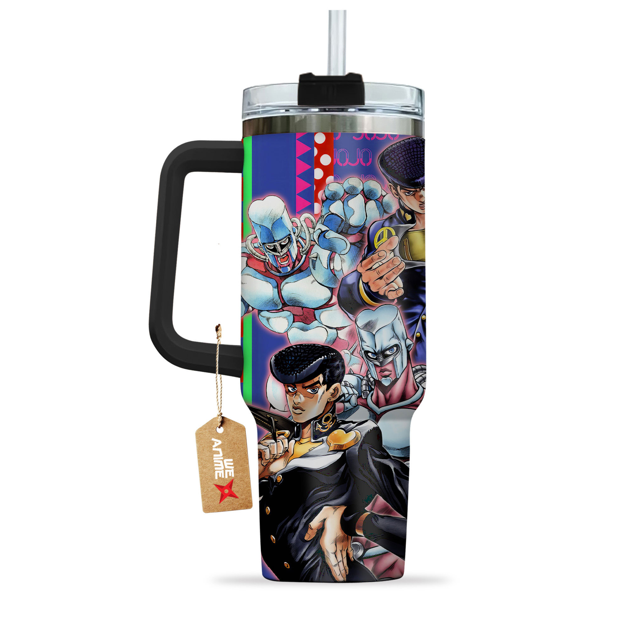 Josuke Higashikata JoJo’s Bizarre Anime Custom Stanley Cup 40 oz 30 oz Tumbler With HandleTVC2301148 - Image 4