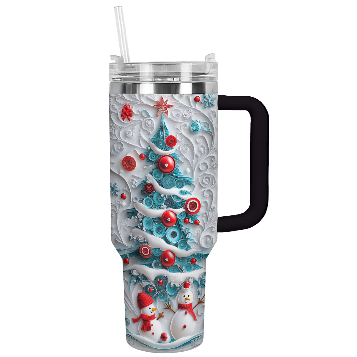 Joyful Snowman Christmas Custom Stanley Cup 40 oz 30 oz Tumbler With HandleTVC2301497