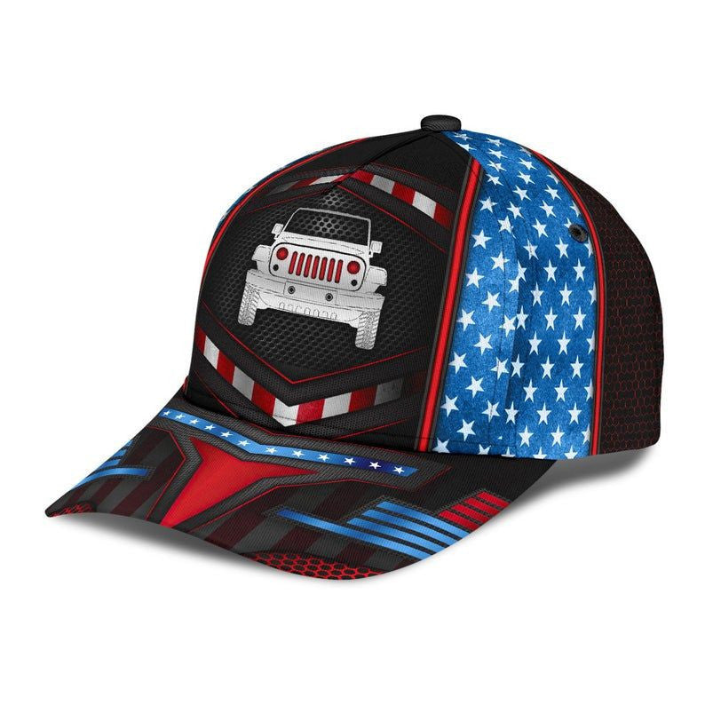 Jp American Flag Pattern Classic Cap 3D Unisex Hat, Gift For Him, Human Cap, Trending Cap, American Cap Trucker Hats Custom Hats Gifts For Men & Women