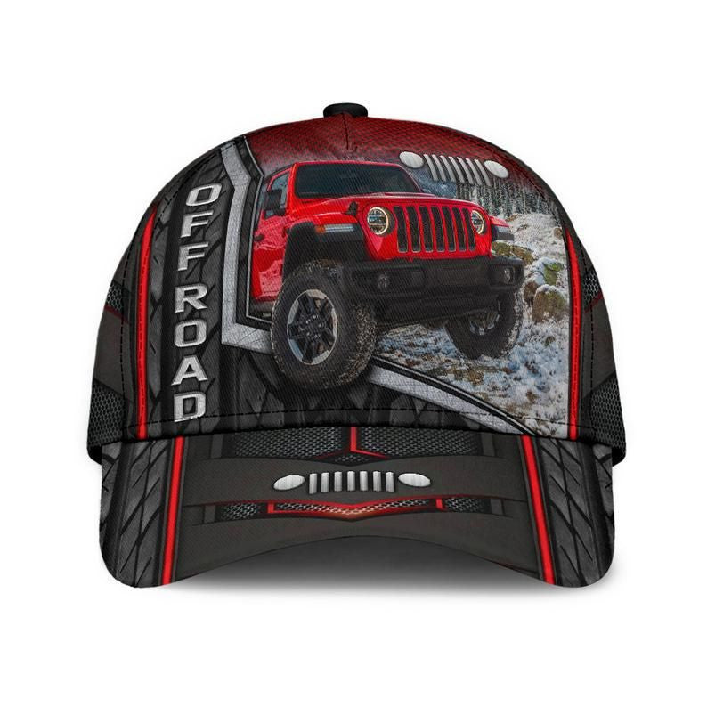 Jp Off Road Carbon Red Hat Classic Cap 3D Unisex Cap, Protect Cap, Human Cap, Trending Cap, American Cap Trucker Hats Custom Hats Gifts For Men & Women