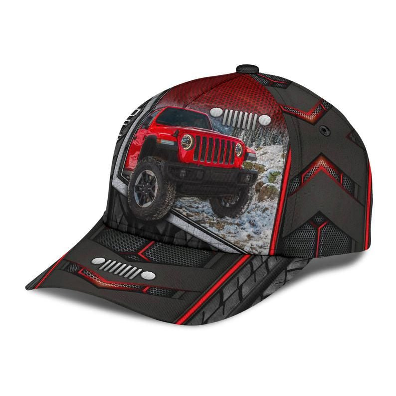 Jp Off Road Carbon Red Hat Classic Cap 3D Unisex Cap, Protect Cap, Human Cap, Trending Cap, American Cap Trucker Hats Custom Hats Gifts For Men & Women