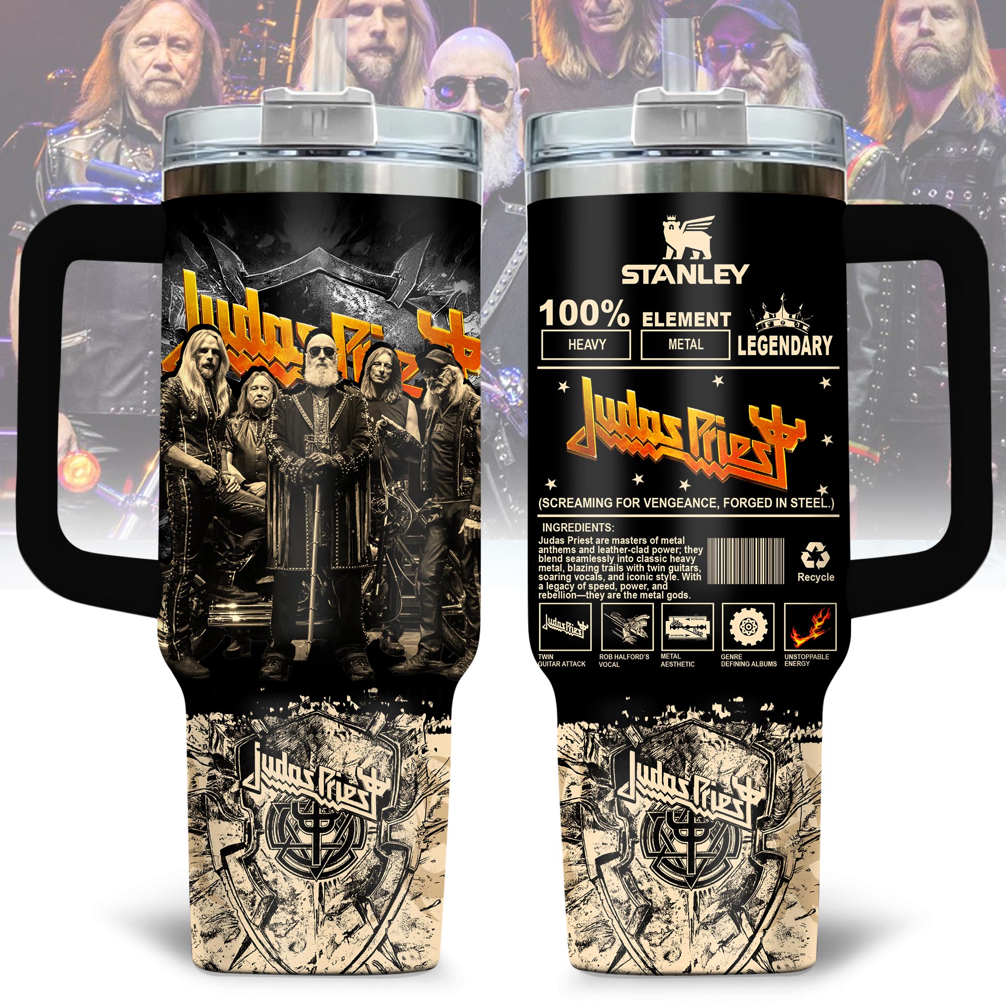 Judas Priest Music Custom Stanley Cup 40 oz 30 oz Tumbler With HandleTVC2301176