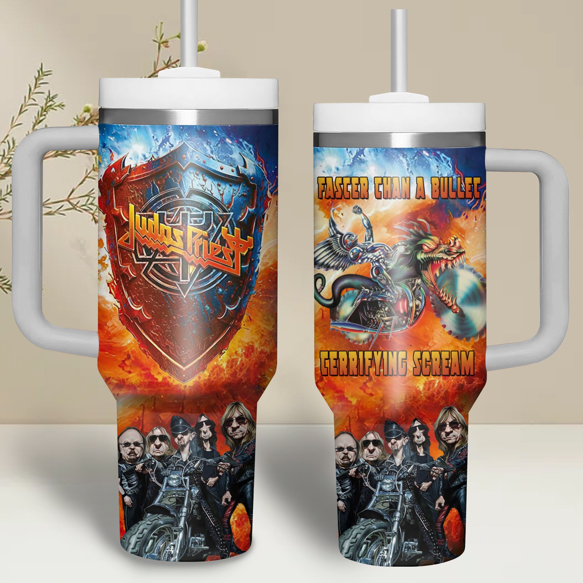 Judas Priest Music Custom Stanley Cup 40 oz 30 oz Tumbler With HandleTVC2301262