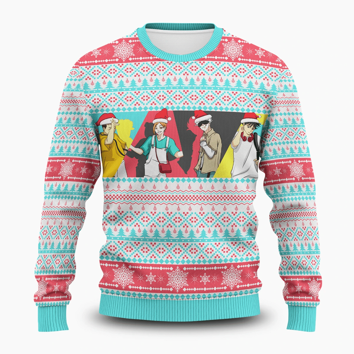 Jujutsu Paradise Ugly Christmas Sweater Adult 3D Funny Matching for family