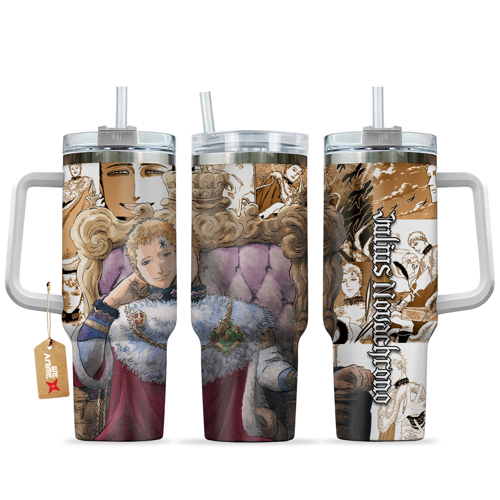 Julius Novachrono Black Clover Anime Custom Stanley Cup 40 oz 30 oz Tumbler With HandleTVC2301154