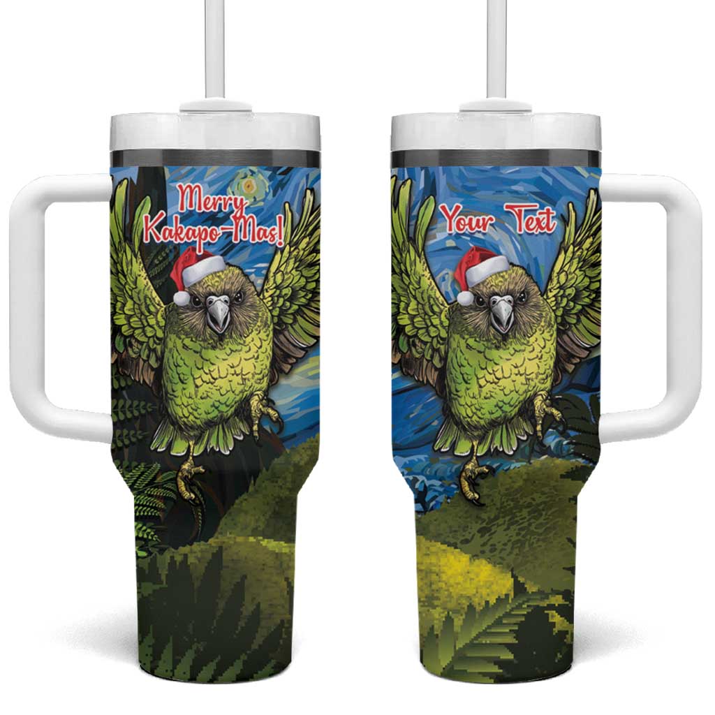 Jumping Kakapo Christmas New Zealand Fern Starry Night Custom Stanley Cup 40 oz 30 oz Tumbler With HandleTVC2301362