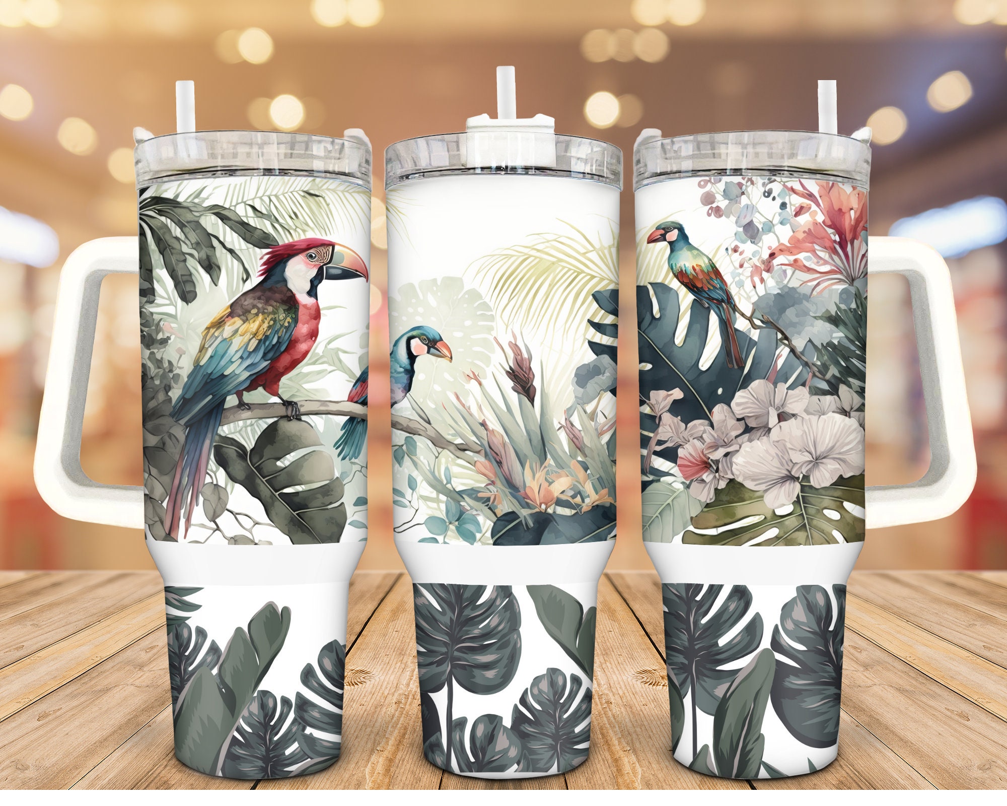 Jungle Bird Custom Stanley Cup 40 oz 30 oz Tumbler With HandleTVC2301939