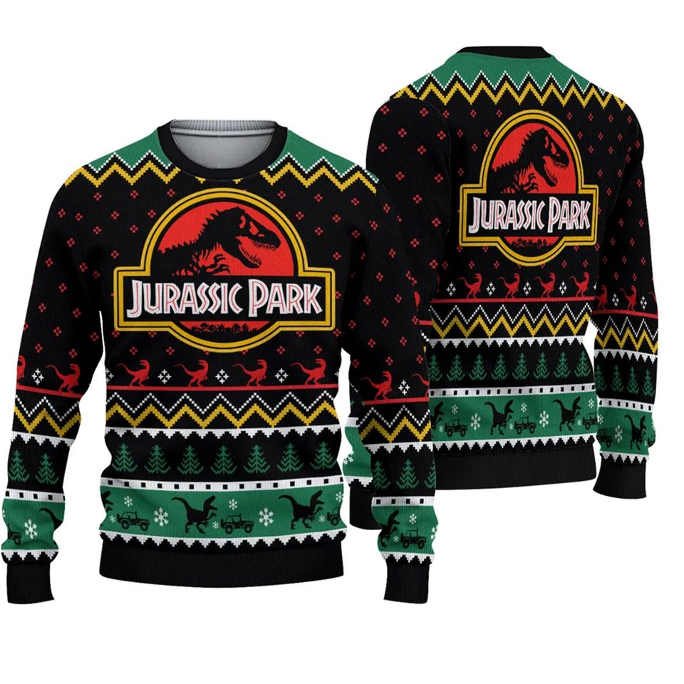 Jurassic Parks Ugly Christmas Sweater