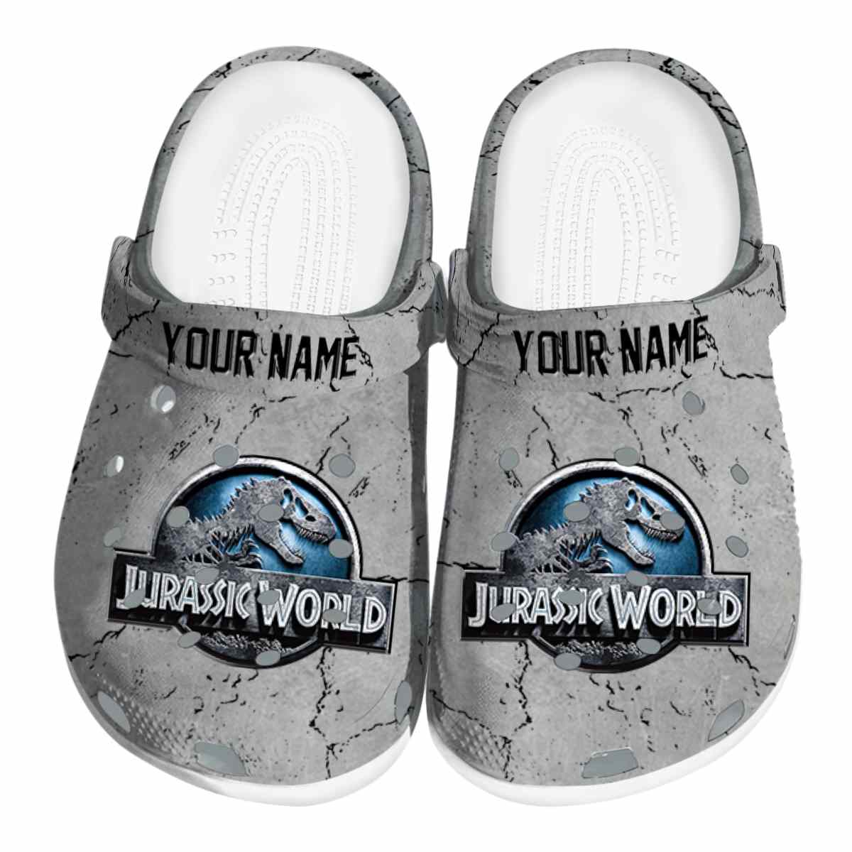 Jurassic World Game Crocs Crocband Clogs Shoes Comfortable For Men Women and Kids