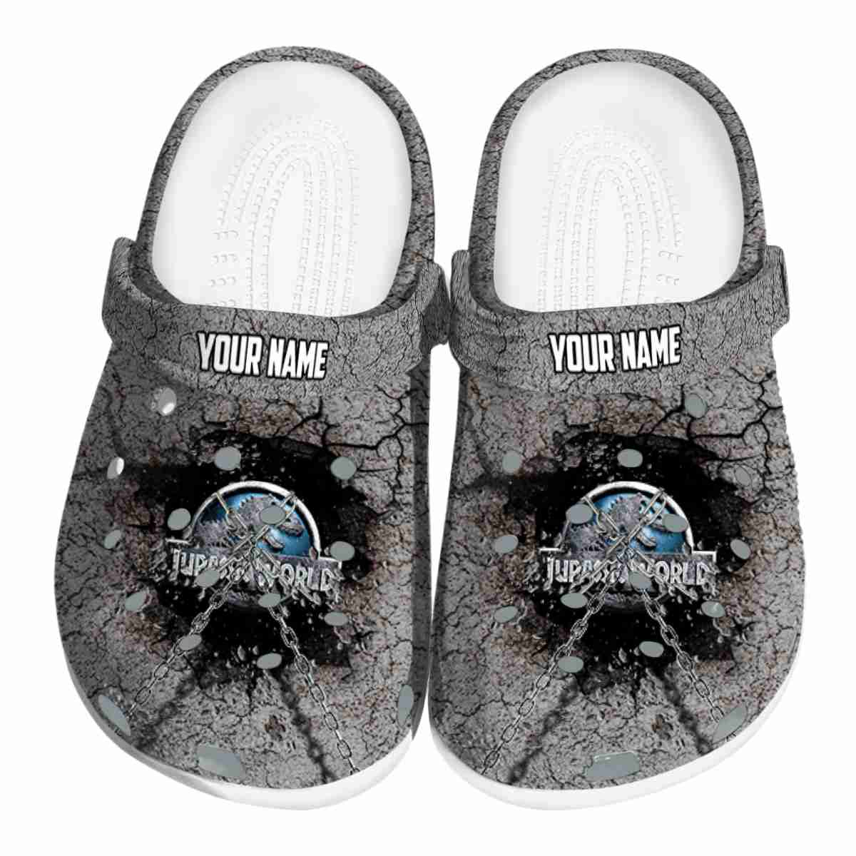 Jurassic World Game Crocs Crocband Clogs Shoes Comfortable For Men Women and Kids