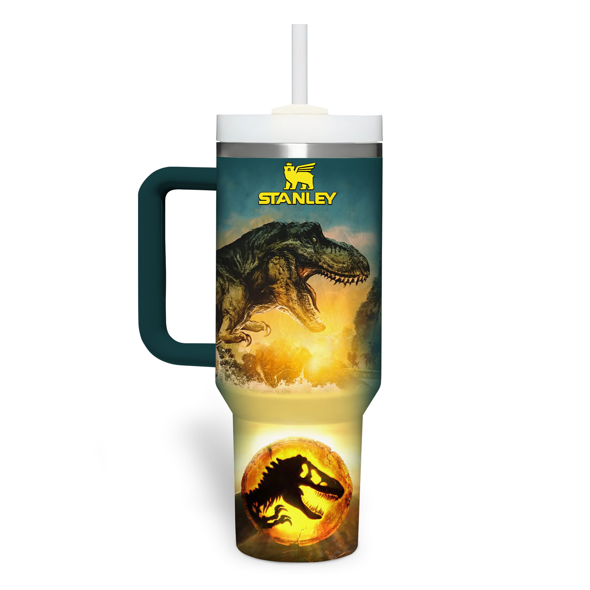 Jurassic World Movies Custom Stanley Cup 40 oz 30 oz Tumbler With HandleTVC2301181 - Image 3