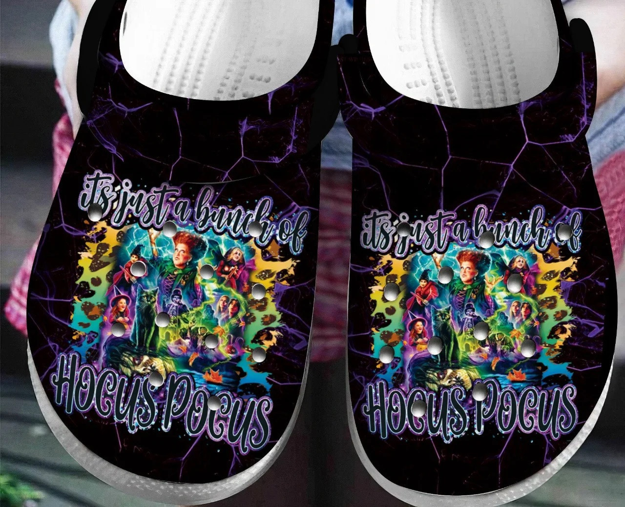 Just A Bunch Of Hocus Pocus Halloween Crocband Clogs