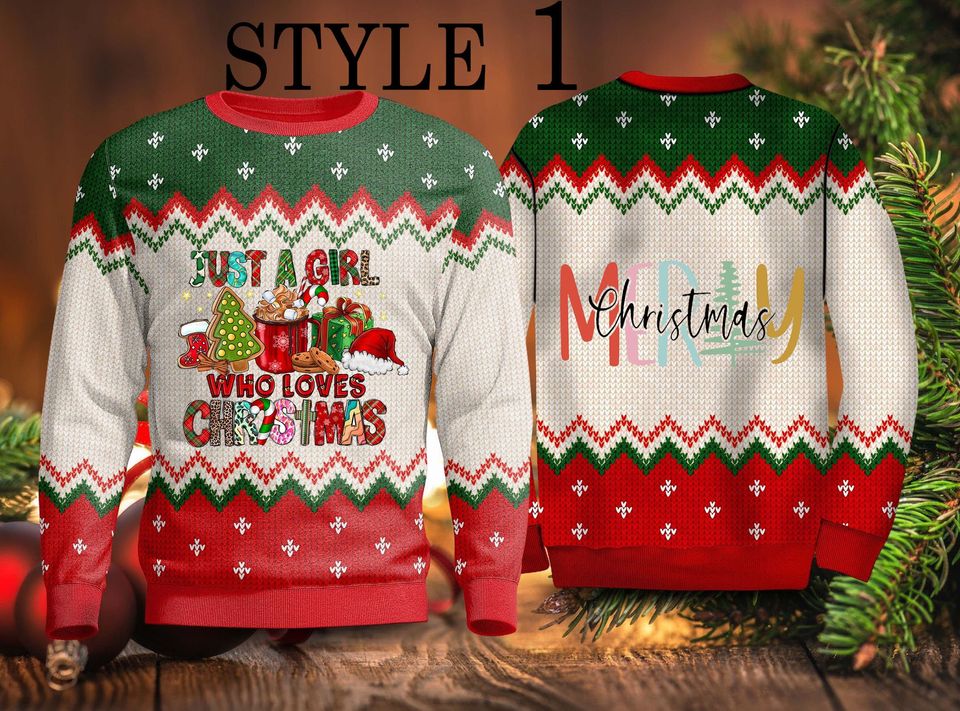 Just a Girl Who Loves Christmas Sweater