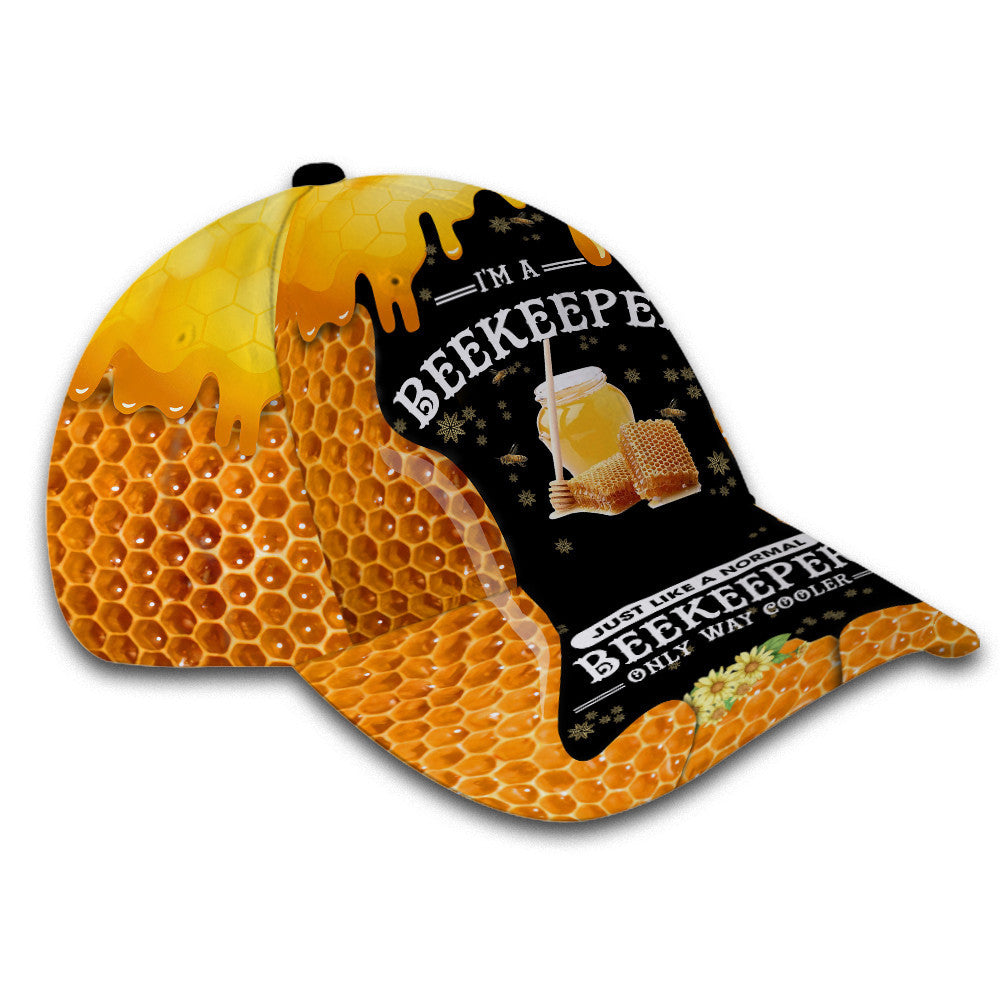 Just Like A Normal Beekeeper Hat Classic Cap Trucker Hats Custom Hats Gifts For Men & Women