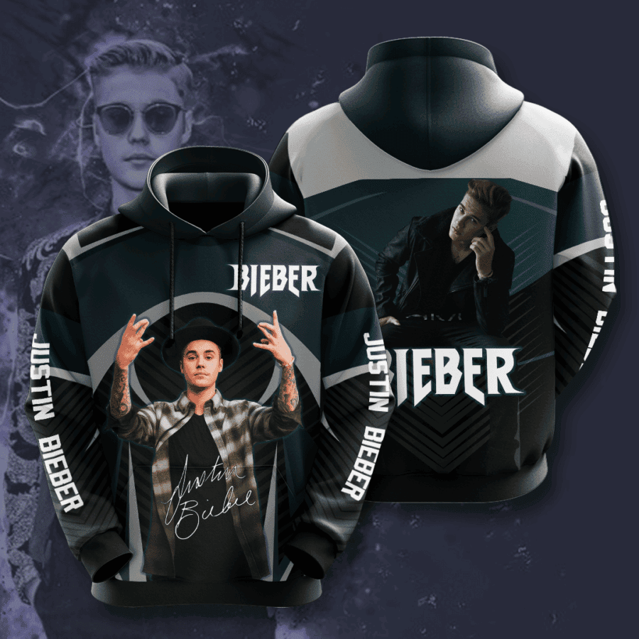 Justin Bieber 3D All Over Print Hoodie, Zip Hoodie