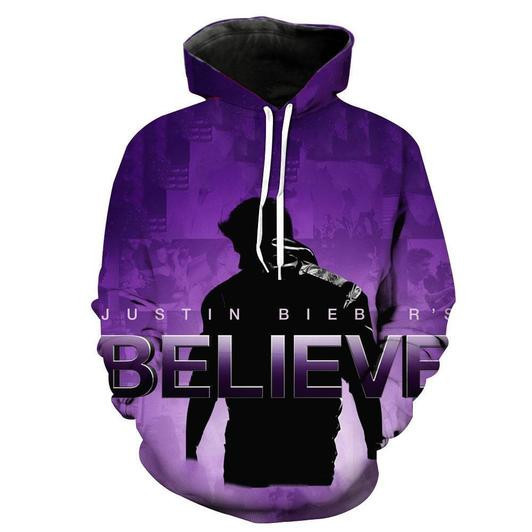 Justin Bieber 3D All Over Print Hoodie, Zip Hoodie