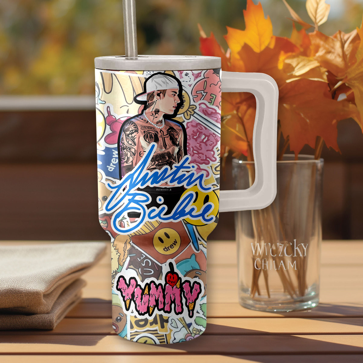 Justin Bieber Drew House Music Custom Stanley Cup 40 oz 30 oz Tumbler With HandleTVC2301151 - Image 3