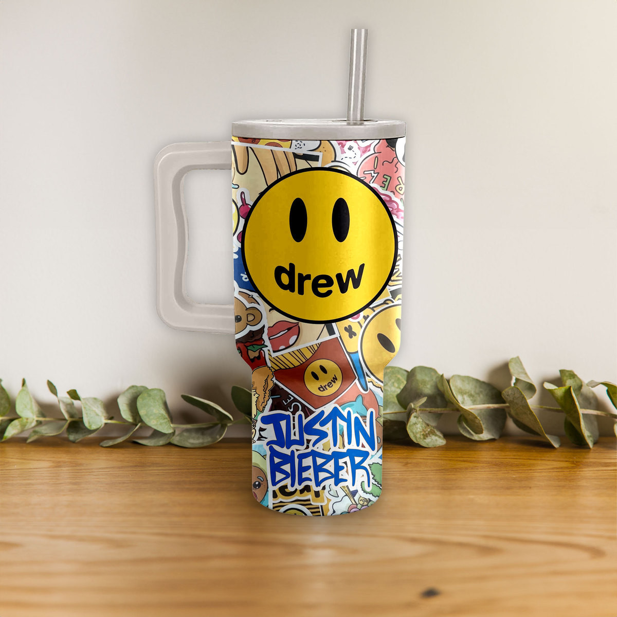 Justin Bieber Drew House Music Custom Stanley Cup 40 oz 30 oz Tumbler With HandleTVC2301151 - Image 2