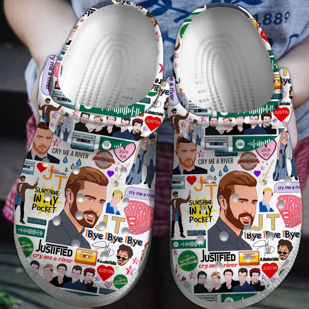 Justin Timberlake Music Crocs Crocband Clogs Shoes Comfortable For Men Women and Kids