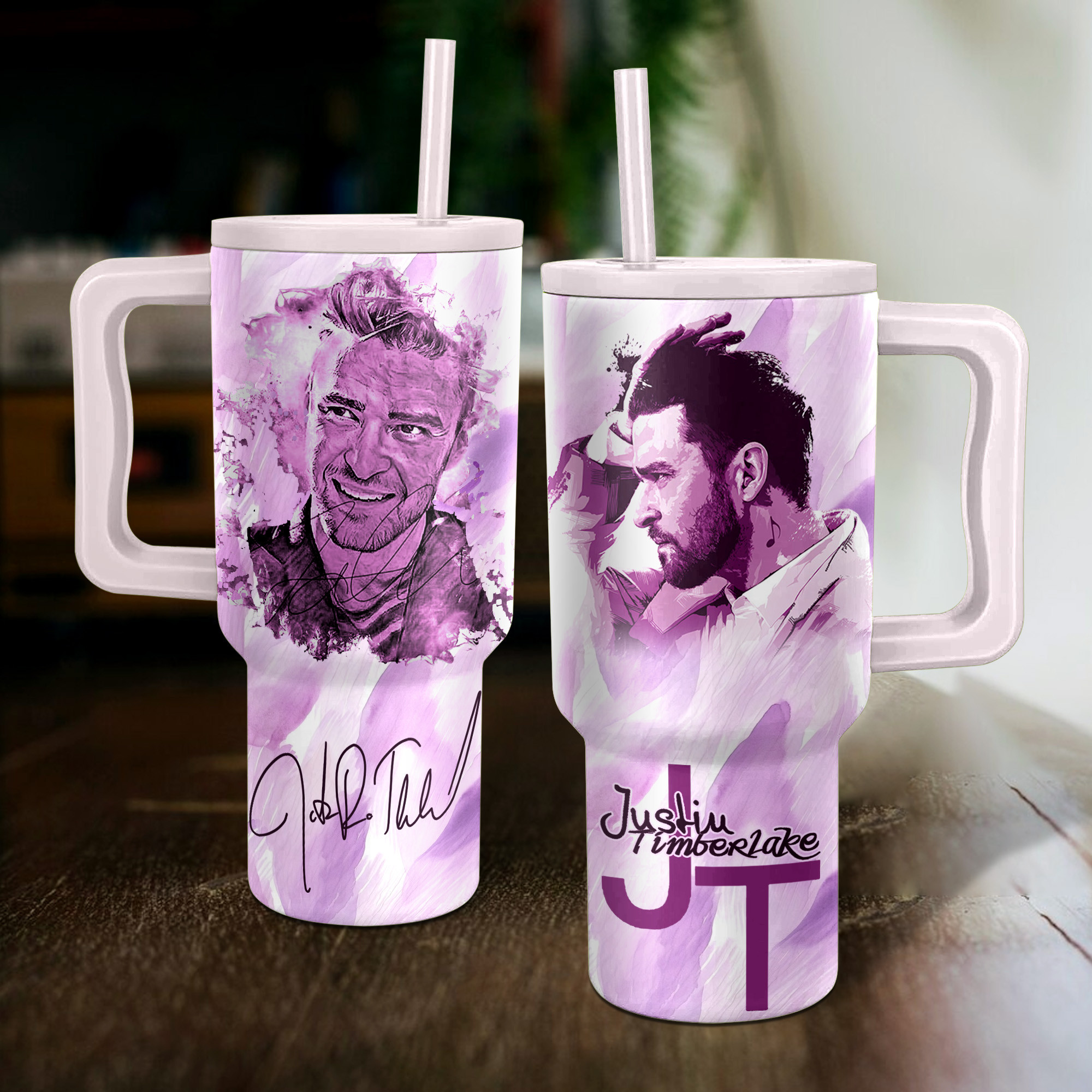 Justin Timberlake Music Custom Stanley Cup 40 oz 30 oz Tumbler With HandleTVC2301152