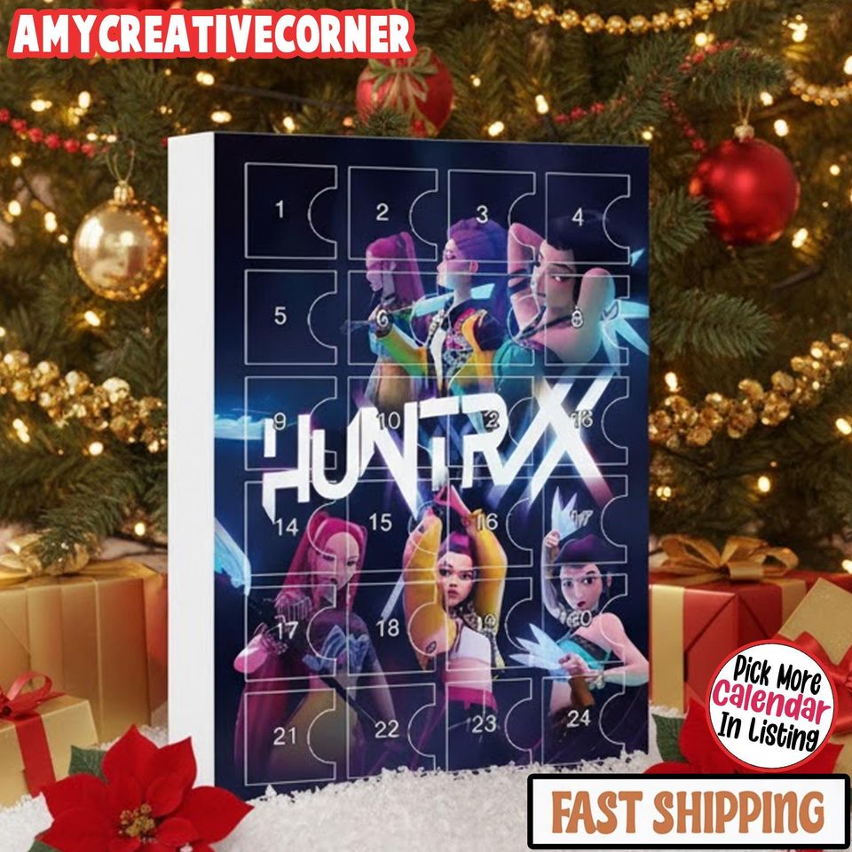 K-Pop Christmas Advent Calendar 2025, 24 Days of Holiday Surprises, Idol Countdown Box With Collectible Figures - Image 3