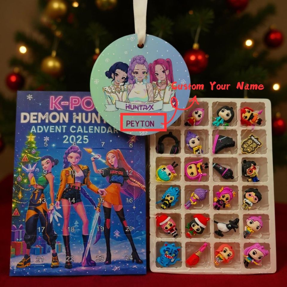 K-Pop Demon Hunters Custom Christmas Bauble Tree Decoration Ornament