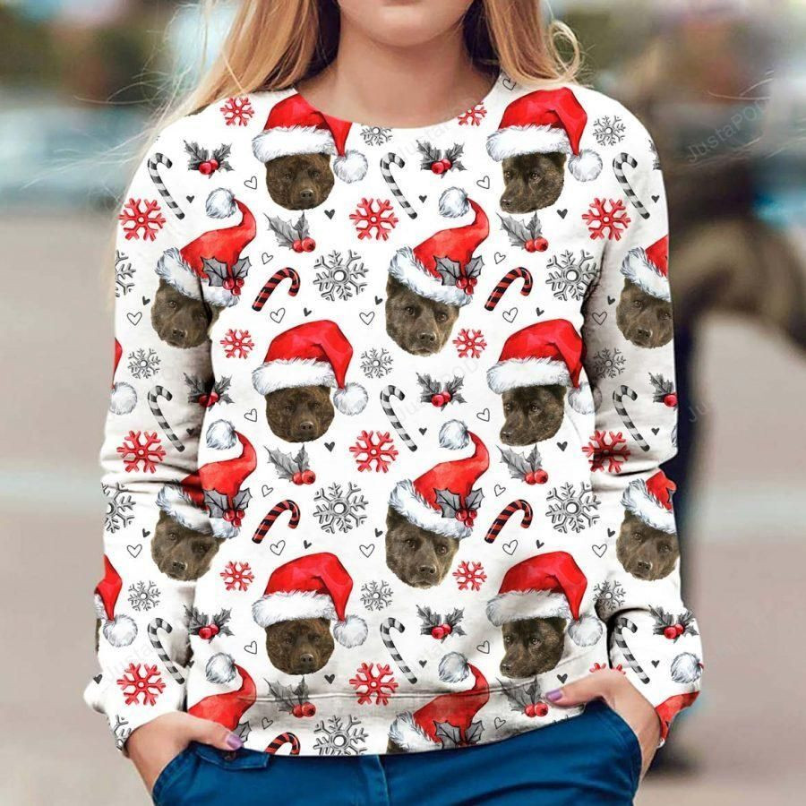 Kai Ken Xmas Decor Ugly Christmas Sweater Adult 3D Funny Matching for family