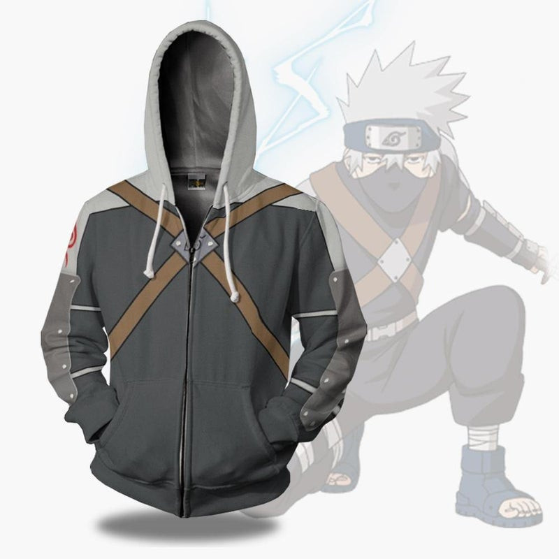Kakashi Genin 3D All Over Print Hoodie, Zip Hoodie
