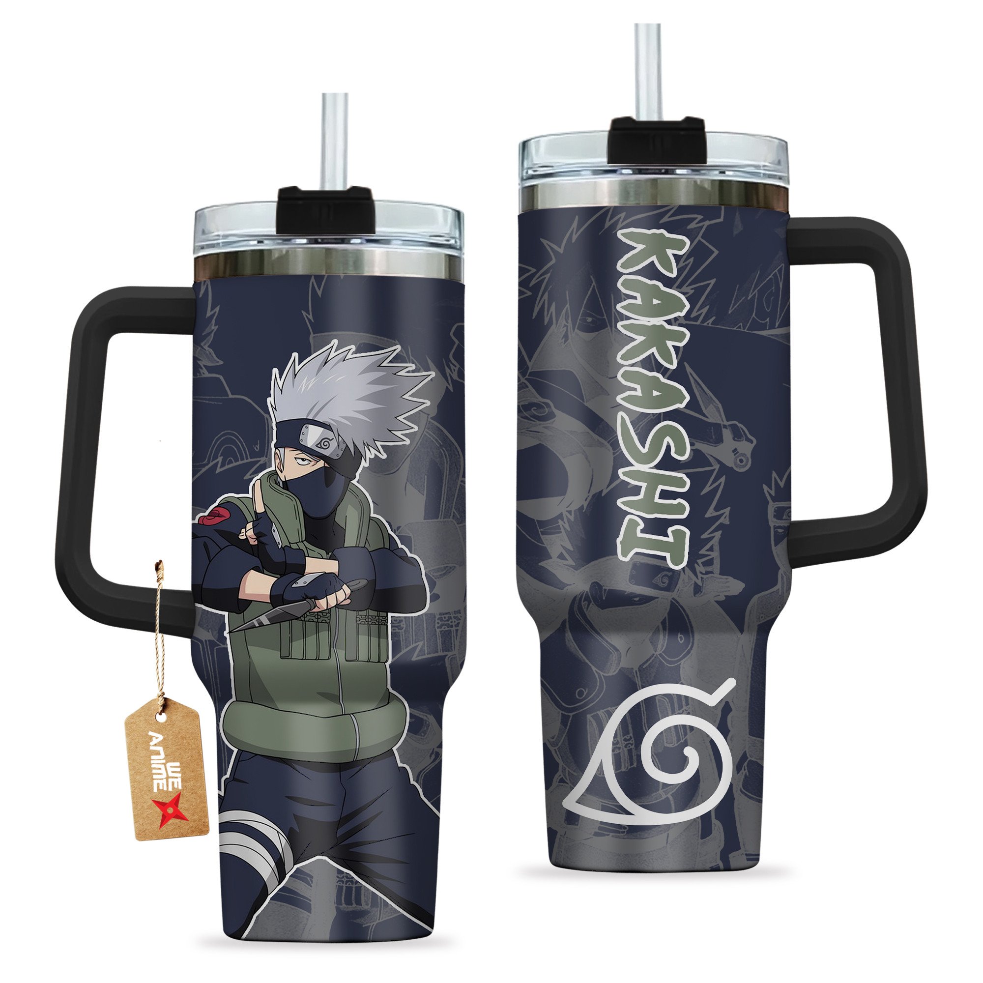Kakashi Hatake Naruto Anime Custom Stanley Cup 40 oz 30 oz Tumbler With HandleTVC2301201