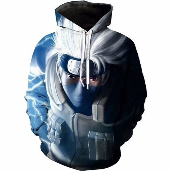 Kakashi Naruto 3D All Over Print Hoodie, Zip Hoodie