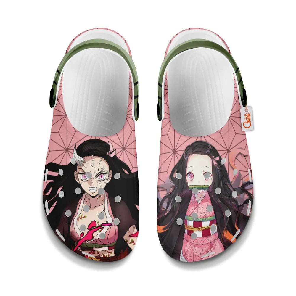 Kamado Nezuko Demon Slayer Anime Crocs Crocband Clogs Shoes Comfortable For Men Women and Kids