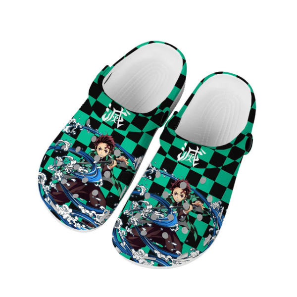 Kamado Tanjiro Demon Slayer Anime Crocs Crocband Clogs Shoes Comfortable For Men Women and Kids - Image 5
