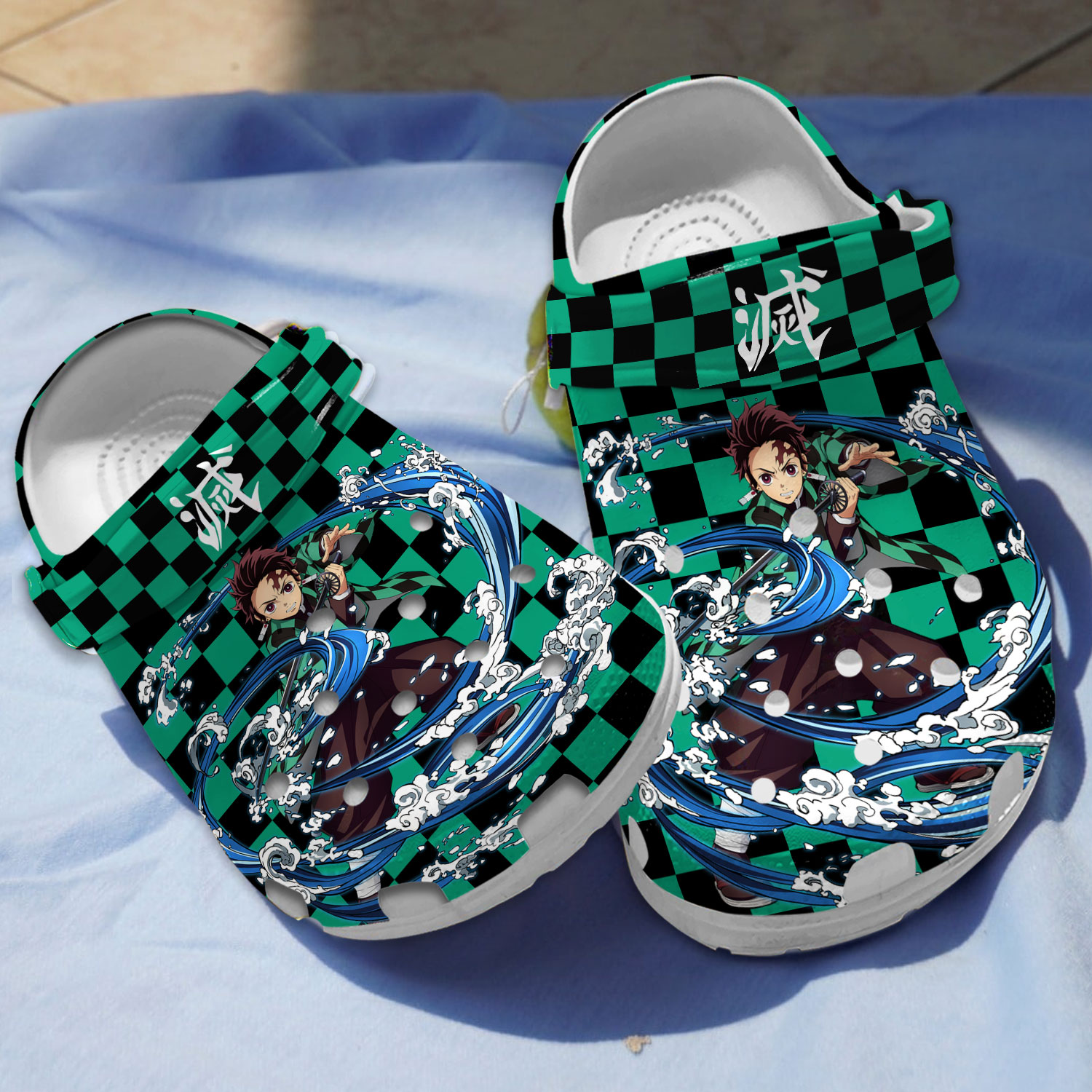 Kamado Tanjiro Demon Slayer Anime Crocs Crocband Clogs Shoes Comfortable For Men Women and Kids